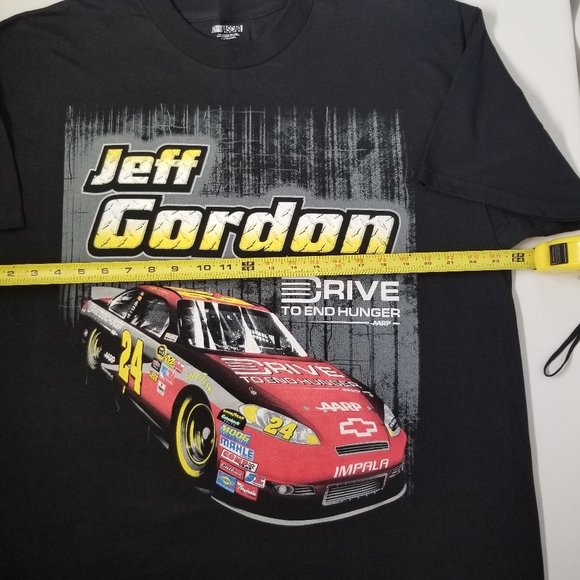 Jeff Gordon NASCAR Graphic Tee Size XL Double Sided Short Sleeve Crew Neck - Picture 4 of 10
